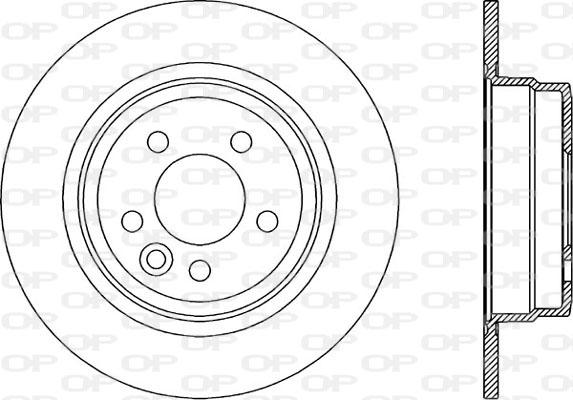 Open Parts BDR1894.10 - Тормозной диск autospares.lv