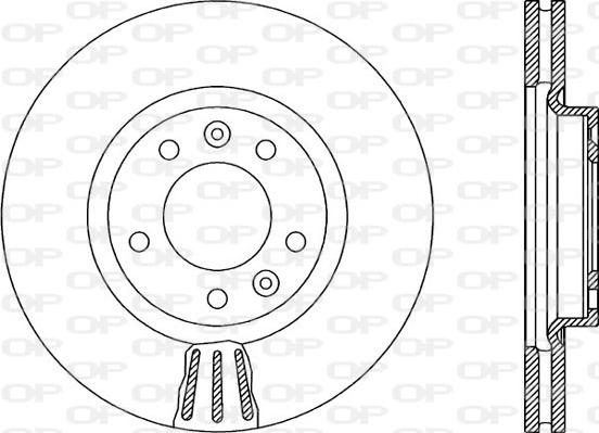 Open Parts BDR1898.20 - Тормозной диск autospares.lv