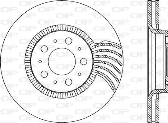 Open Parts BDR1846.20 - Тормозной диск autospares.lv