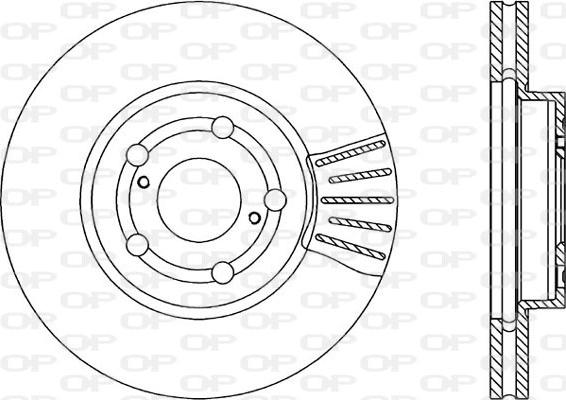 Open Parts BDR1840.20 - Тормозной диск autospares.lv