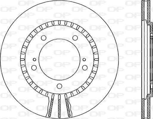 Open Parts BDR1868.20 - Тормозной диск autospares.lv