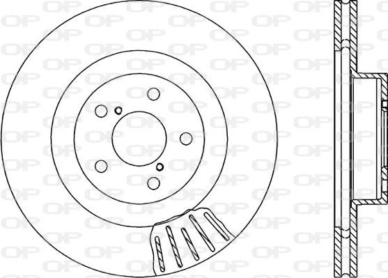 Open Parts BDR1819.20 - Тормозной диск autospares.lv