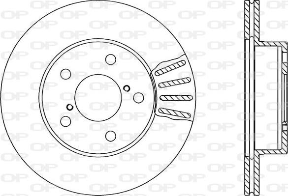 Open Parts BDR1818.20 - Тормозной диск autospares.lv