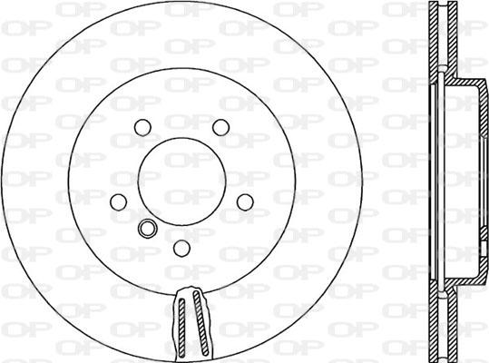 Open Parts BDR1881.20 - Тормозной диск autospares.lv