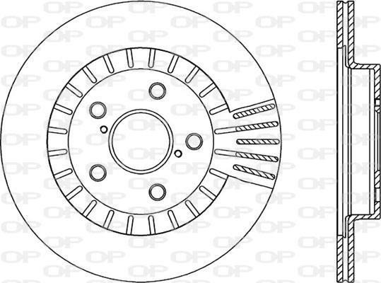 Open Parts BDR1838.20 - Тормозной диск autospares.lv