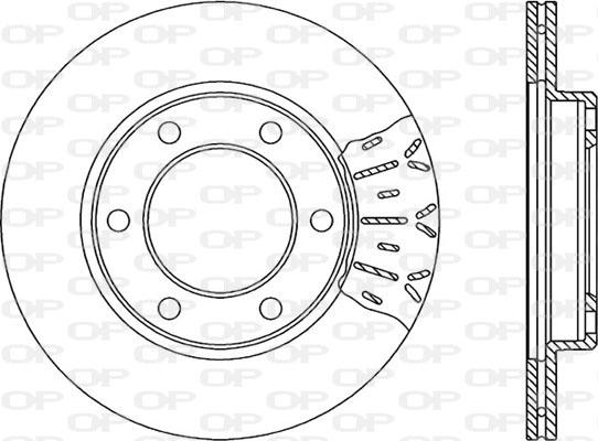 Open Parts BDR1833.20 - Тормозной диск autospares.lv