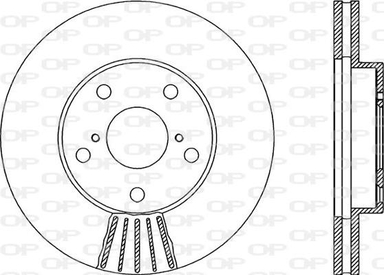 Open Parts BDR1875.20 - Тормозной диск autospares.lv