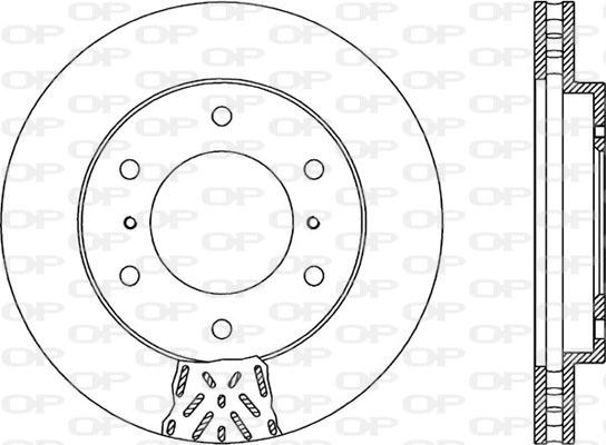 Open Parts BDR1873.20 - Тормозной диск autospares.lv