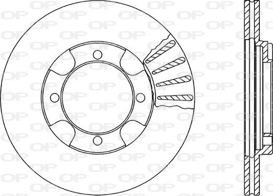 Open Parts BDR1346.20 - Тормозной диск autospares.lv