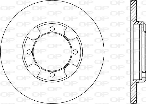 Open Parts BDR1347.10 - Тормозной диск autospares.lv