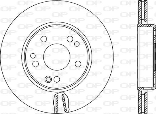 Open Parts BDR1303.20 - Тормозной диск autospares.lv