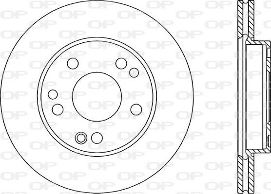 Open Parts BDR1302.20 - Тормозной диск autospares.lv