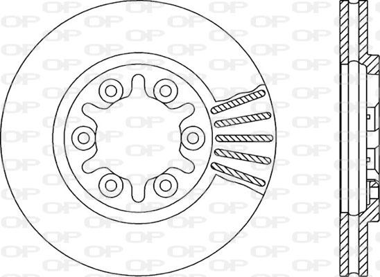 Open Parts BDR1378.20 - Тормозной диск autospares.lv