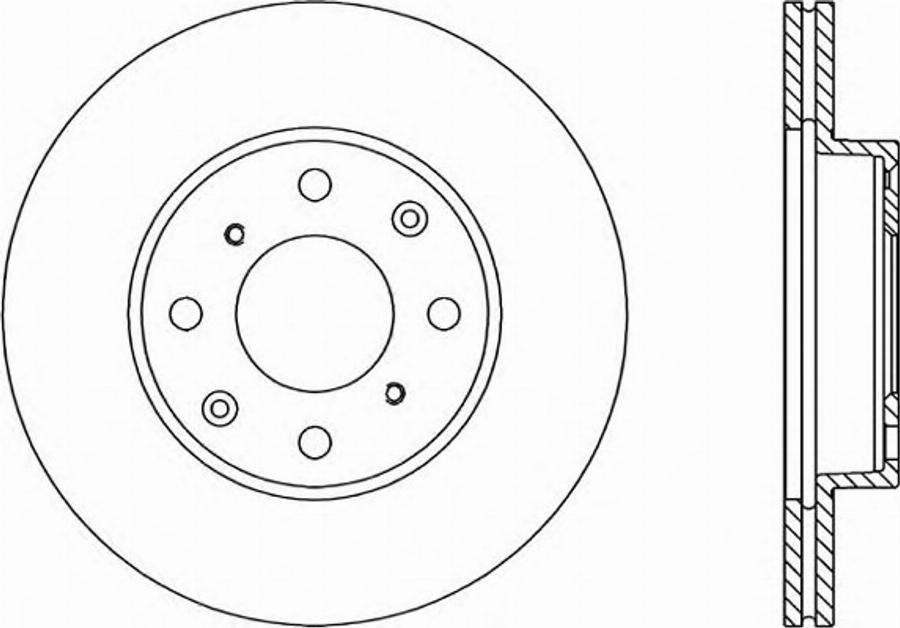 Open Parts BDR1204.20 - Тормозной диск autospares.lv