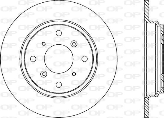 Open Parts BDR1218.10 - Тормозной диск autospares.lv