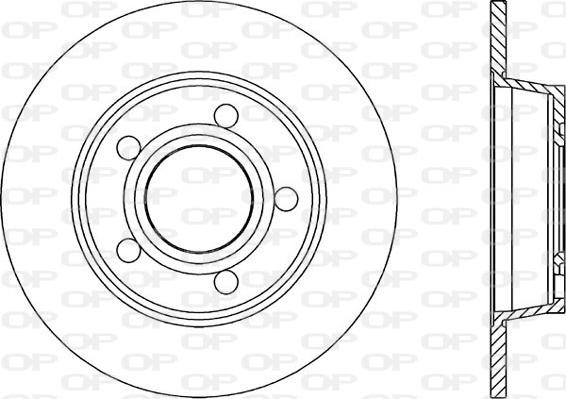 CAR AD 61 1P - Тормозной диск autospares.lv