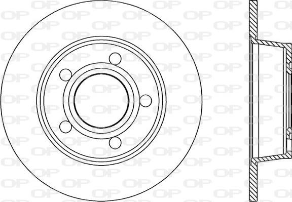 CAR HAD 63 1P - Тормозной диск autospares.lv