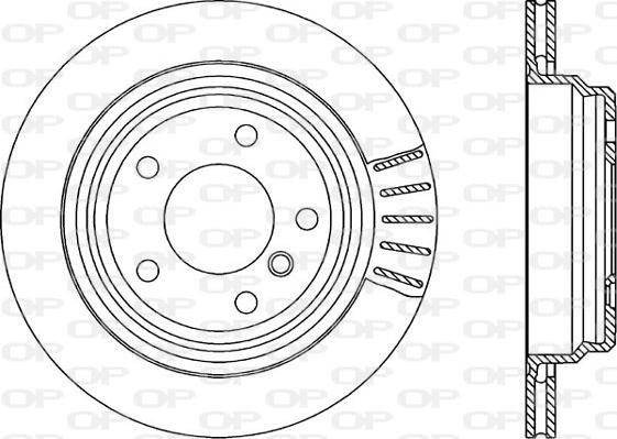 Open Parts BDR1754.20 - Тормозной диск autospares.lv