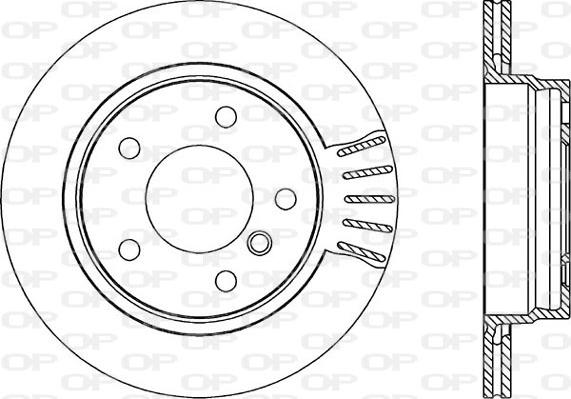 Open Parts BDR1755.20 - Тормозной диск autospares.lv