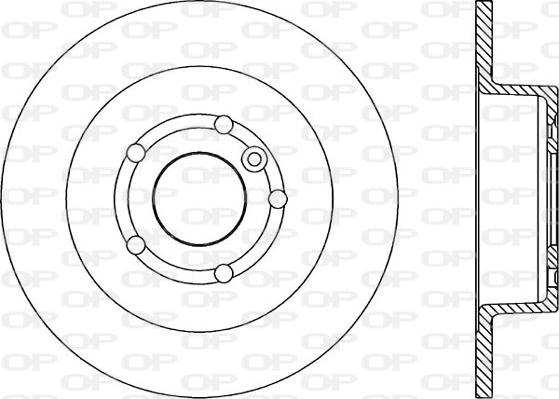 Open Parts BDR1750.10 - Тормозной диск autospares.lv