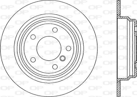 Open Parts BDR1753.10 - Тормозной диск autospares.lv