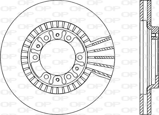 AP 24634 - Тормозной диск autospares.lv