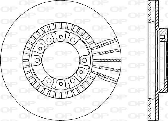Open Parts BDR1788.20 - Тормозной диск autospares.lv