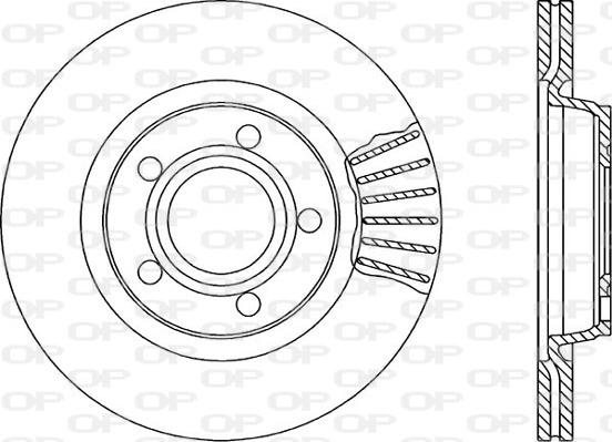 Open Parts BDR1731.20 - Тормозной диск autospares.lv