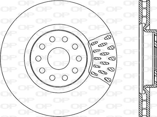 HP 57867 - Тормозной диск autospares.lv