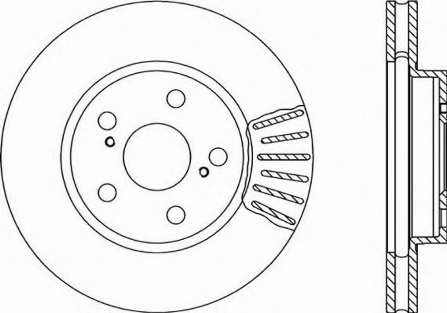 Open Parts BDR1725.20 - Тормозной диск autospares.lv