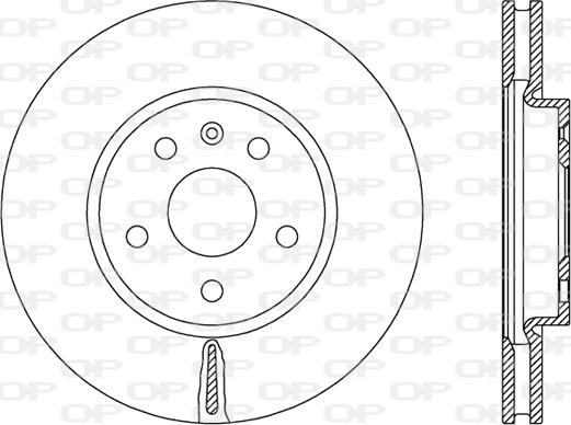 Kamoka 103127 - Тормозной диск autospares.lv