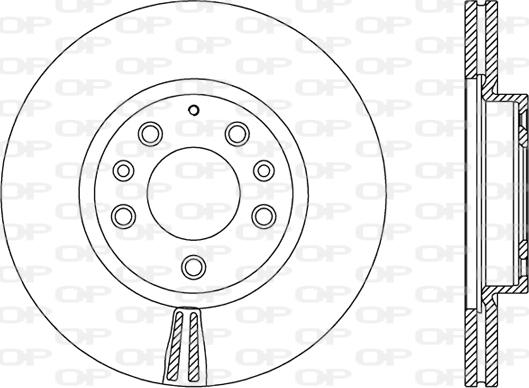 Open Parts BDR2491.20 - Тормозной диск autospares.lv