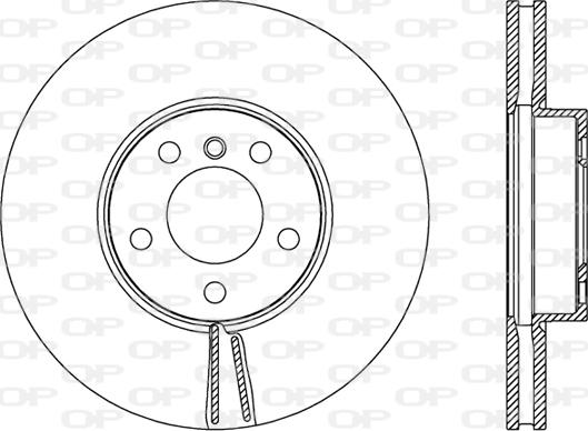 Open Parts BDR2464.20 - Тормозной диск autospares.lv