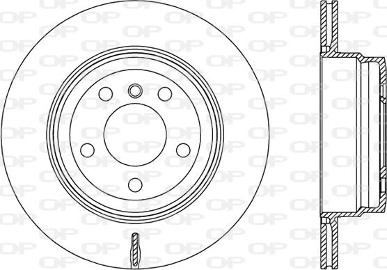 Open Parts BDR2465.20 - Тормозной диск autospares.lv