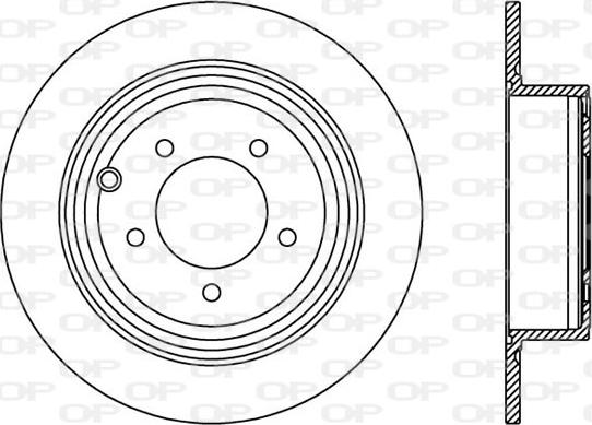 Open Parts BDR2466.10 - Тормозной диск autospares.lv