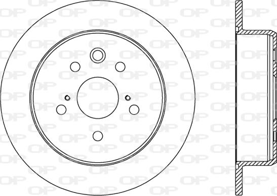 Open Parts BDR2460.10 - Тормозной диск autospares.lv