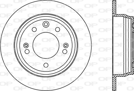 Open Parts BDR2409.10 - Тормозной диск autospares.lv