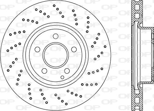 Open Parts BDR2419.25 - Тормозной диск autospares.lv