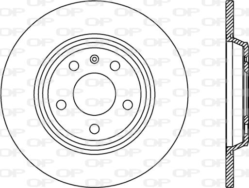 Open Parts BDR2413.10 - Тормозной диск autospares.lv