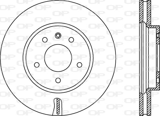 Open Parts BDR2417.20 - Тормозной диск autospares.lv