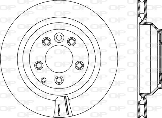 Open Parts BDR2489.20 - Тормозной диск autospares.lv