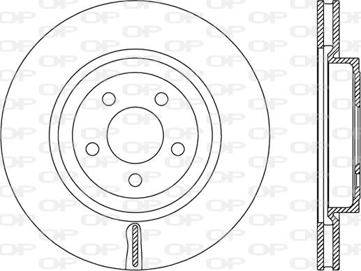 Open Parts BDR2480.20 - Тормозной диск autospares.lv