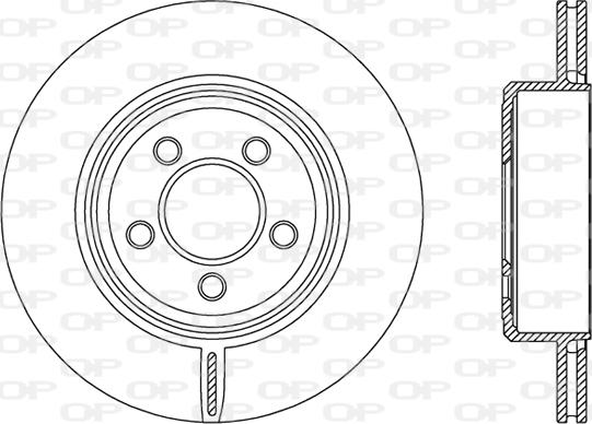 Open Parts BDR2481.20 - Тормозной диск autospares.lv