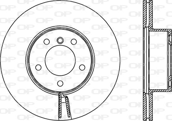 Open Parts BDR2429.20 - Тормозной диск autospares.lv