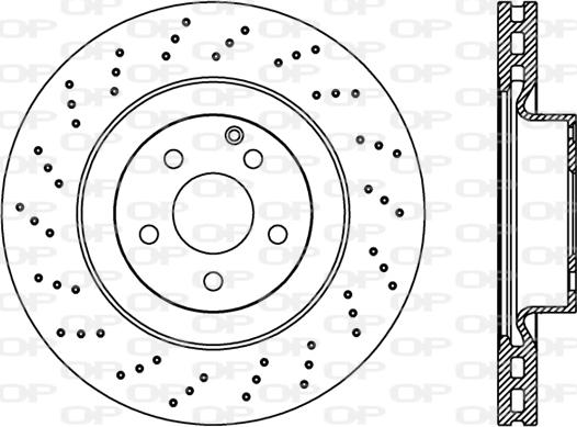 Open Parts BDR2420.25 - Тормозной диск autospares.lv