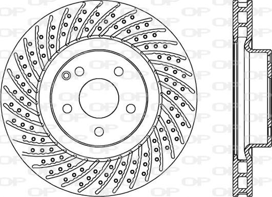 Open Parts BDR2540.25 - Тормозной диск autospares.lv