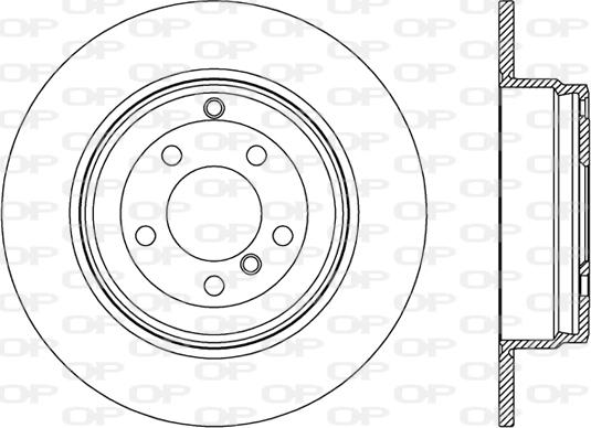 Open Parts BDR2504.10 - Тормозной диск autospares.lv