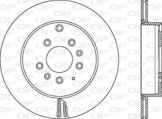 Ferodo DDF2251C - Тормозной диск autospares.lv