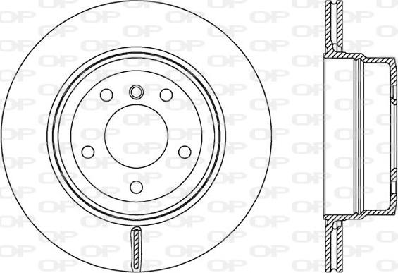 Open Parts BDR2531.20 - Тормозной диск autospares.lv