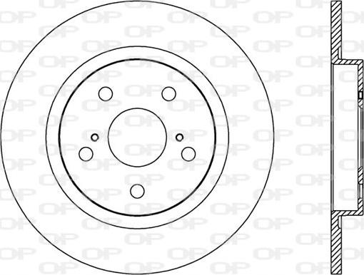 CAR HPD 1543 - Тормозной диск autospares.lv